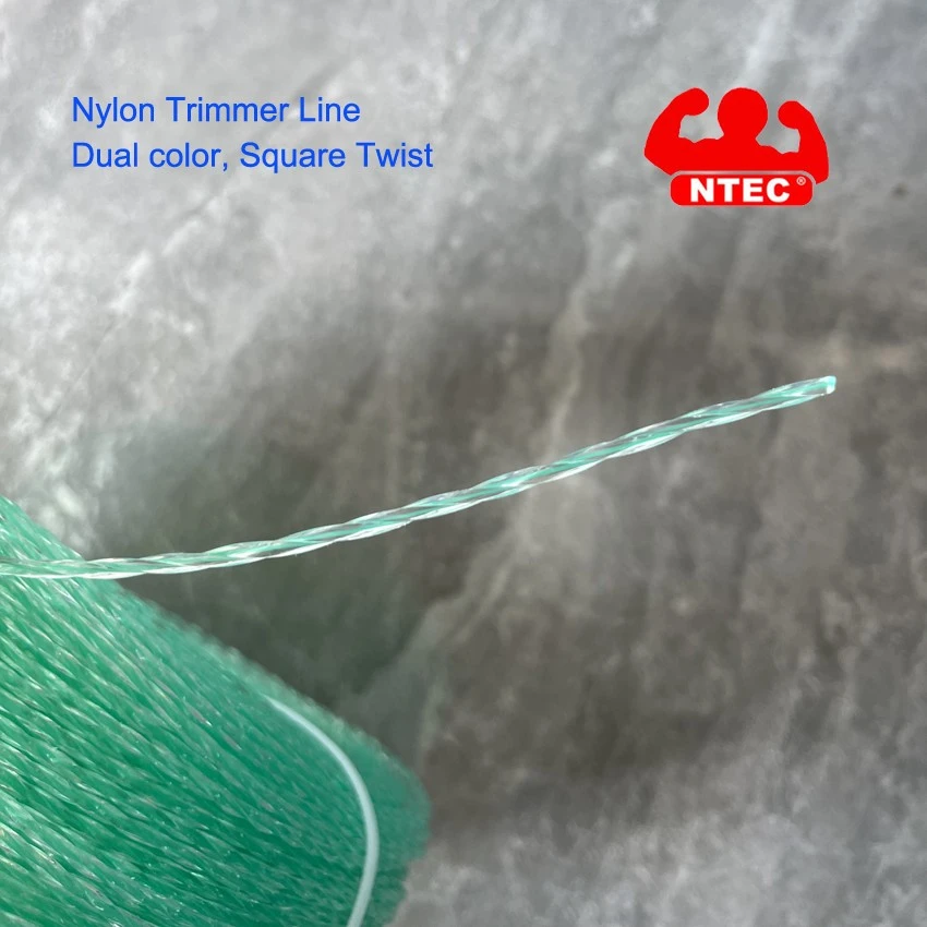 Sweet Dual Color Nylon Trimmer Line Square Twist