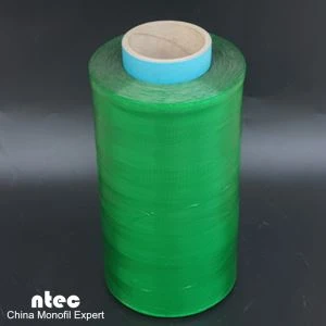 5.0cn / dtex High Tenacity 0.23mm 0.28mm Green Color HDPE Monofilament Garn For Fishing Net